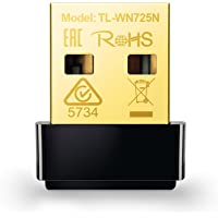 TP-Link TL-WN725N Adaptador WiFi USB inalámbrico Nano- Compatible con Raspberry Pi- N 150 Mbps- Botón WPS- AP soft…